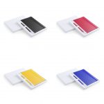 Conjunto de esferográfica e bloco