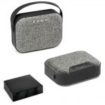 Coluna com microfone