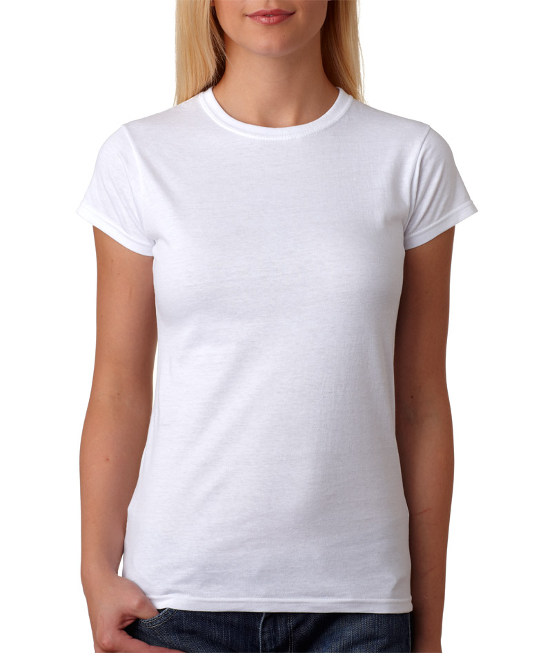 T-shirt branca senhora 180g - ANC