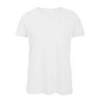 T-shirt branca senhora 100% algodão orgânico 140g