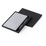 Conjunto de bloco de notas e roller