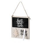 Quadro de natal com ardósia