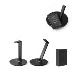 Suporte para auscultadores com carregador wireless