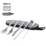 Conjunto de talheres reutilizáveis