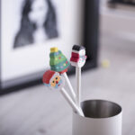 Lápis de madeira natalício