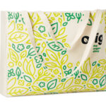 Saco de compras em algodão