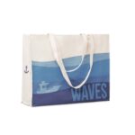 Saco de compras de algodão reciclado