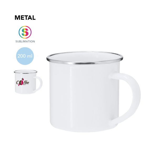 Caneca metálica 200ml