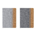 Bloco de notas A5 Feltro RPET/ Cortiça