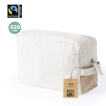 Nécessaire em Juta Laminada e Algodão