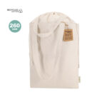 Saco em algodão reciclado de 260 g/m2