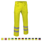 Calças multibolsos de alta visibilidade